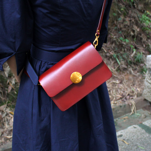 Elegant Womens Leather Satchel Bag Leather Crossbody Bags Shoulder Bag gift