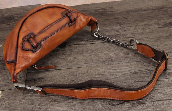 Fashion Womens Leather Chest Bag Sling Pack For Women Cool