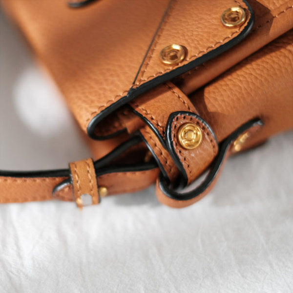 Foldable Women's Genuine Leather Crossbody Tote Handbags For Women Original