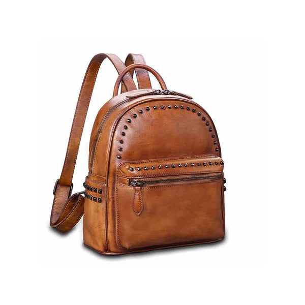 Genuine-Leather-Backpacks-Handmade-Vintage-Backpack-Bags-handbag-School-bags-Women