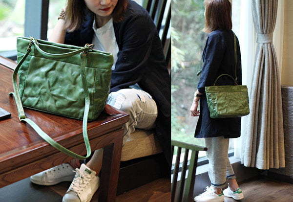 Genuine Leather Handbags Shoulder Crossbody Bags Satchel Purses Women fashion
