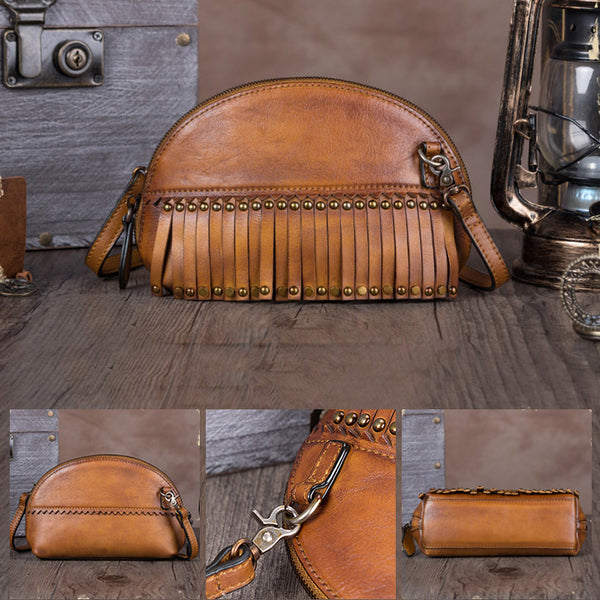 Genuine Leather Handmade Crossbody Shoulder Bags Purses Accessories Women cool