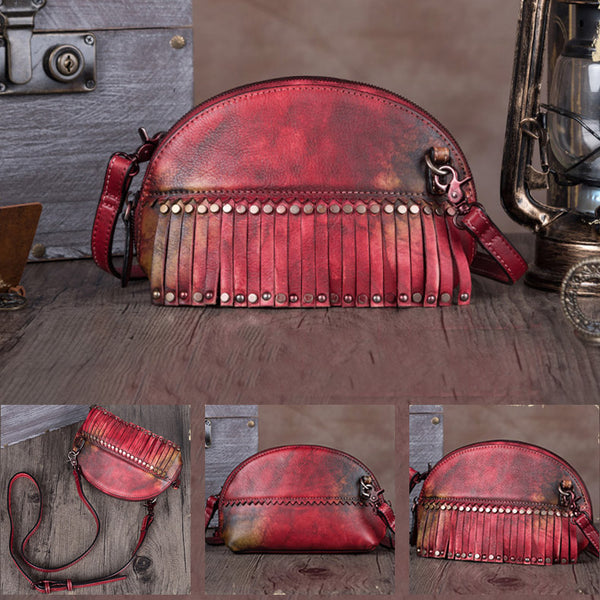 Genuine Leather Handmade Crossbody Shoulder Bags Purses Accessories Women gift