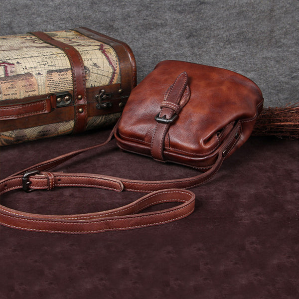Genuine Leather Handmade Vintage Crossbody Shoulder Bags Purses Accessories Gift Women good bag