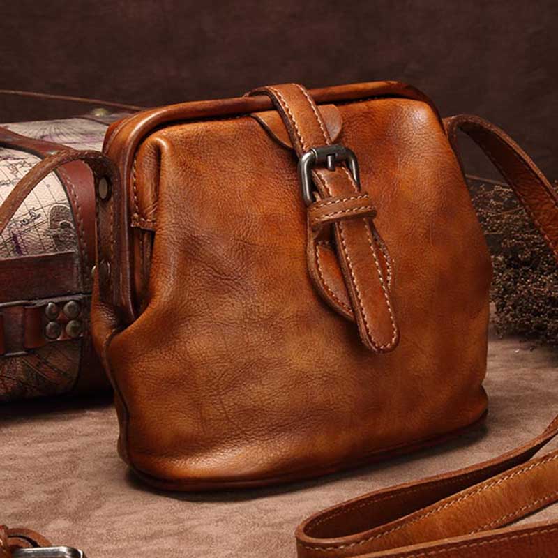 Genuine Leather Handmade Vintage Crossbody Shoulder Bags Purses Accessories Gift Women good