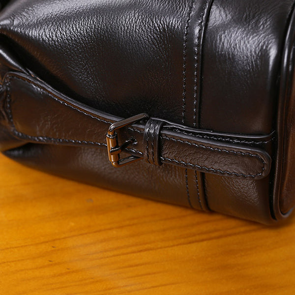 Genuine Leather Ladies Handbags Crossbody Bags Purse for Women Brown