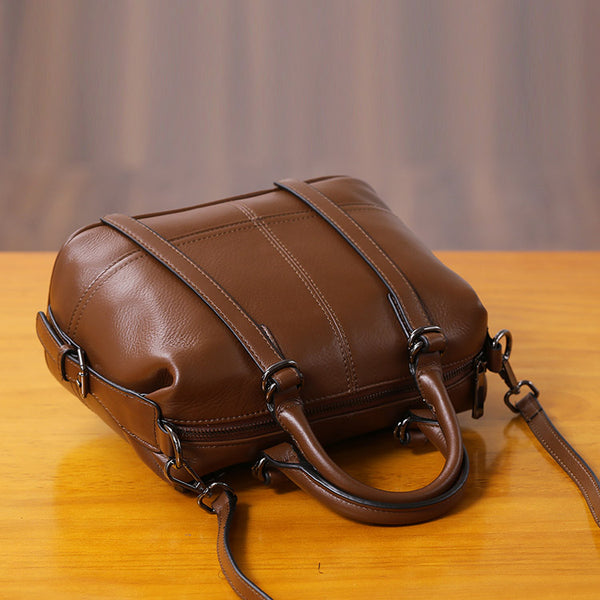 Genuine Leather Ladies Handbags Crossbody Bags Purse for Women Details