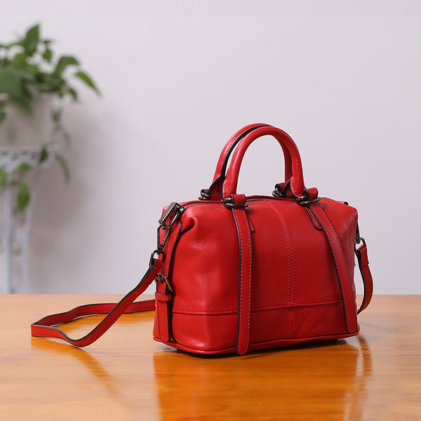 Genuine Leather Ladies Handbags Crossbody Bags Purse for Women Handmade