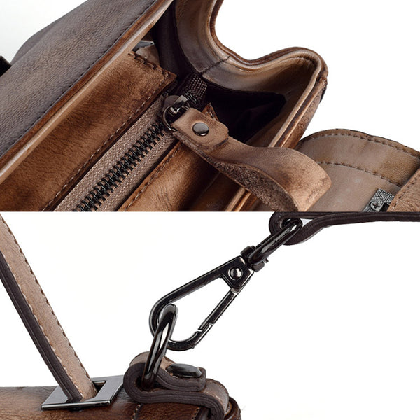 Genuine Leather Satchel Bag Crossbody Bags Shoulder Bag Purses for Women