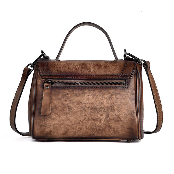 Genuine Leather Satchel Bag Crossbody Bags Shoulder Bag Purses for Women Boutique