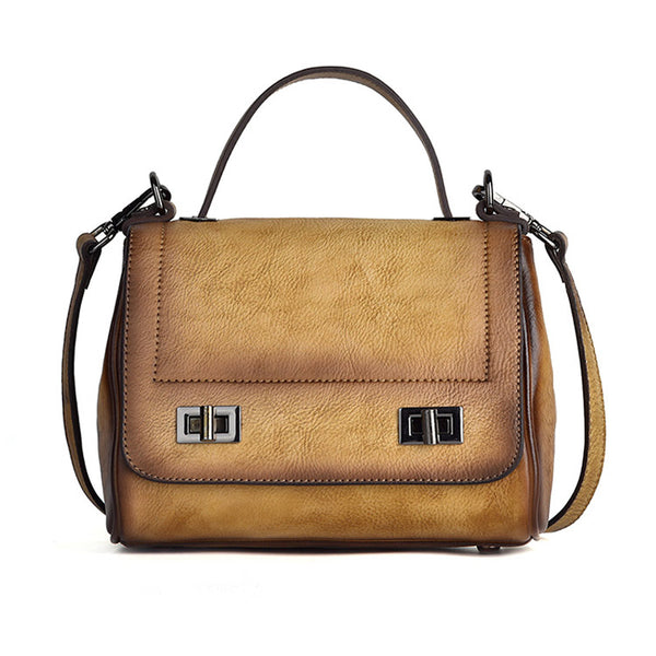 Genuine Leather Satchel Bag Crossbody Bags Shoulder Bag Purses for Women Designer