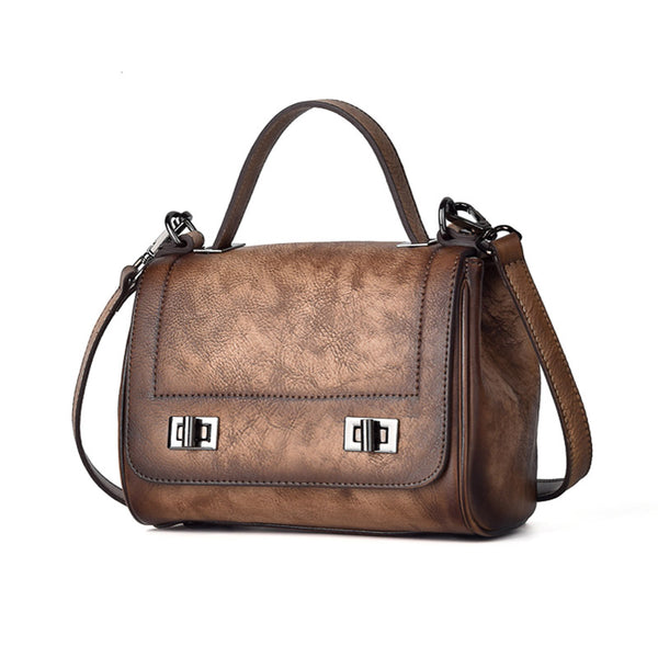Genuine Leather Satchel Bag