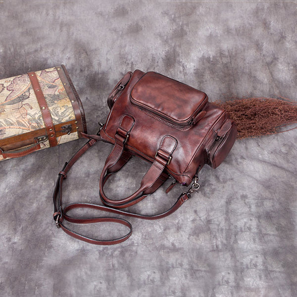 Genuine Leather Vintage Handbag Crossbody Shoulder Bags Purses Accessories Women adorable