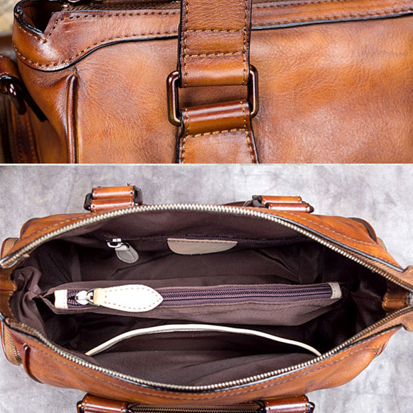 Genuine Leather Vintage Handbag Crossbody Shoulder Bags Purses Accessories Women beautiful