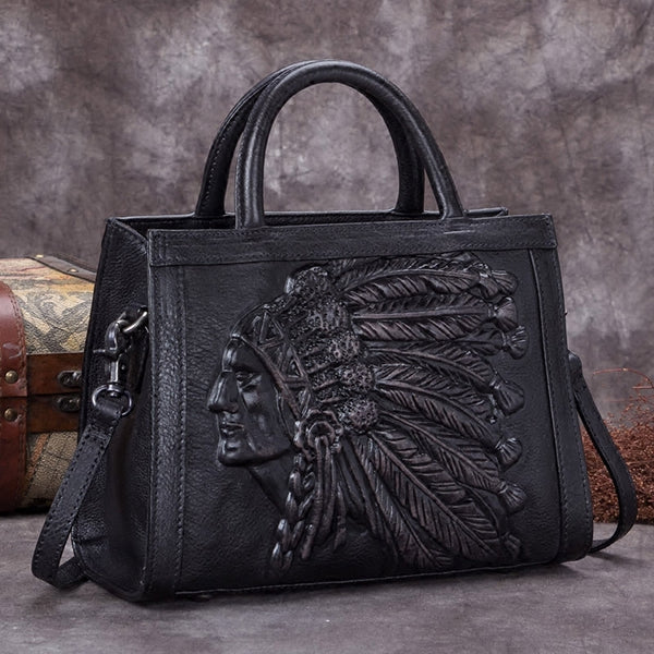 Genuine Leather Vintage Handbag Crossbody Shoulder Bags Purses Accessories Women elegant