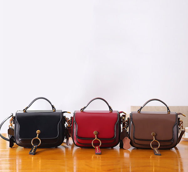 Genuine Leather Womens Crossbody Bags Shoulder Bag Purses for Women cool