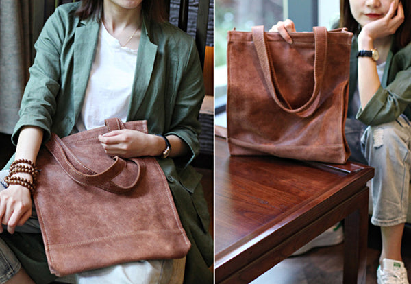 Genuine Soft Leather Tote Shoulder Bags Handbags Purses Women fine bag