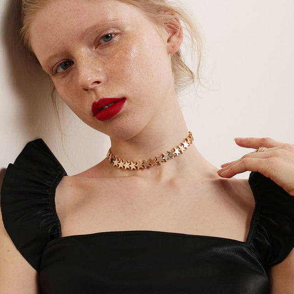 Gold Cute Choker Necklace Fashion Jewelry Accessories Gift Women beautiful
