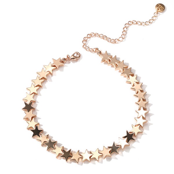 Gold Cute Choker Necklace Fashion Jewelry Accessories Gift Women