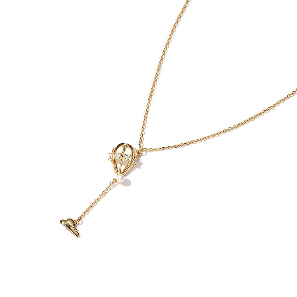 Gold Plated Y-Necklace Cute Pendant Necklace Fashion Jewelry Accessories Gift for Women