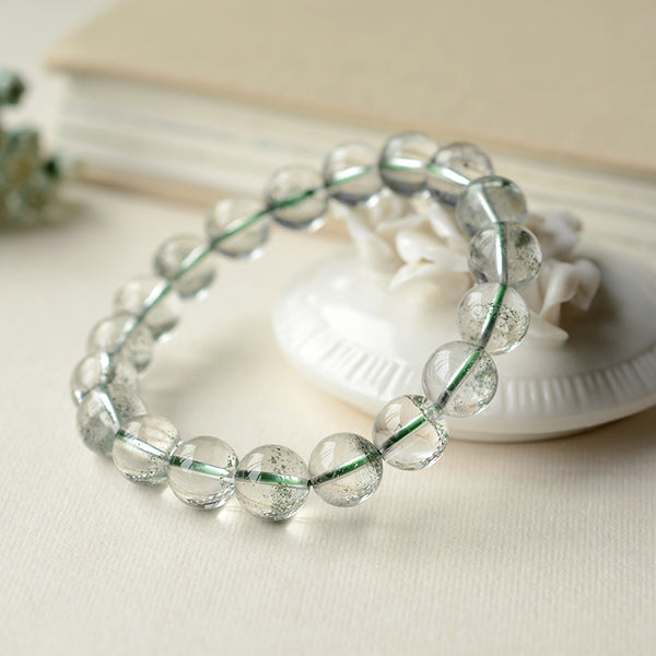 Green Garden Crystal Bead Bracelet Handmade Jewelry Accessories Women cute