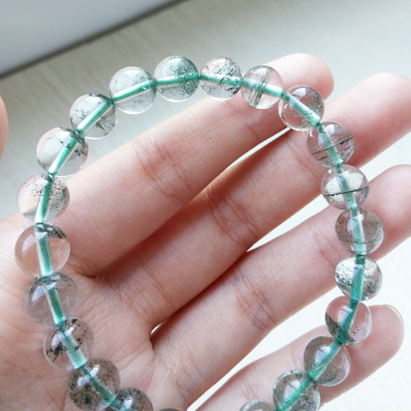 Green Garden Crystal Bead Bracelet Handmade Jewelry Accessories Women girls
