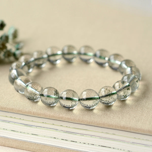 Green Garden Crystal Bead Bracelet Handmade Jewelry Accessories Women