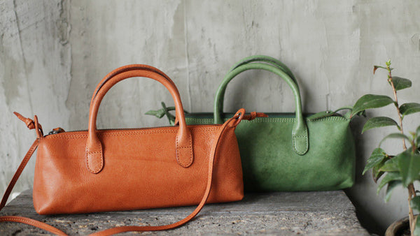 Green Leather Womens Small Handbags Crossbody Bags Purse for Women stylish