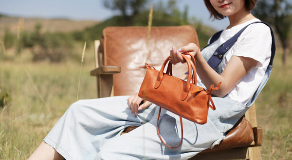 Green Leather Womens Small Handbags Crossbody Bags Purse for Women work bag