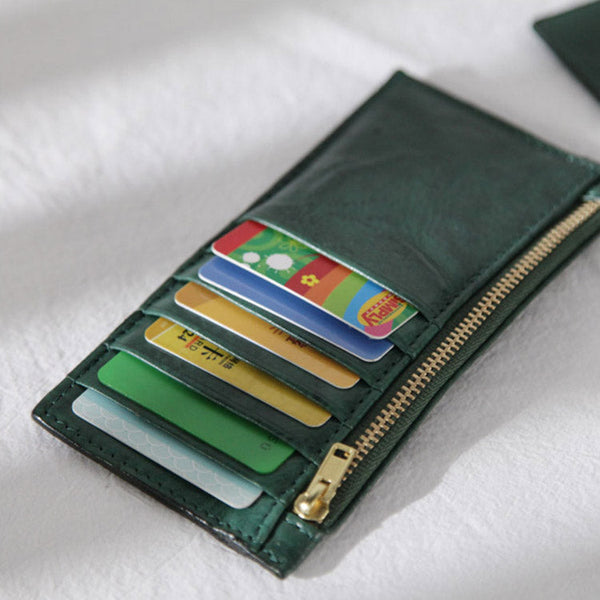 Green Womens Long Wallet Card Holder Wallet For Women Gift-idea