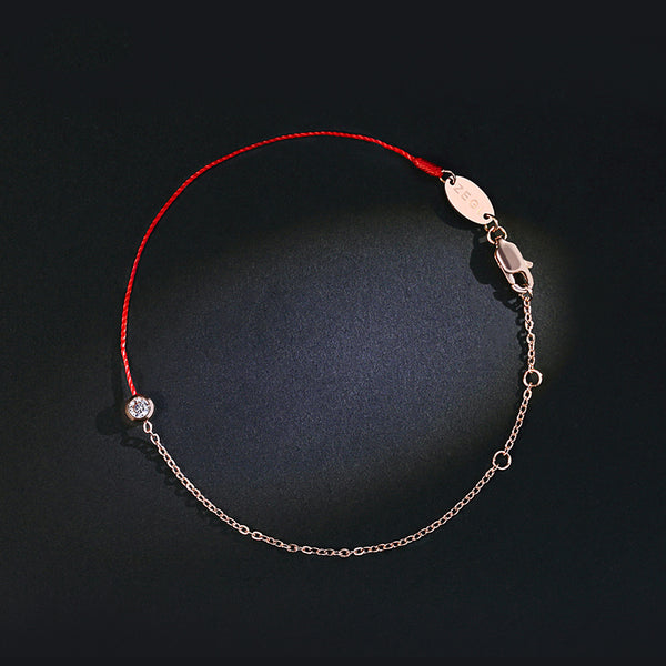 Handicraft Woven Rope Anklet Unique Gold Titanium Steel Jewelry Accessories Gift Women