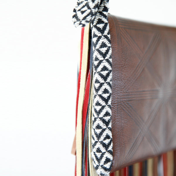 Handmade Boho Leather Fringe Crossbody Purse Western Purses With Fringe For Women Latest