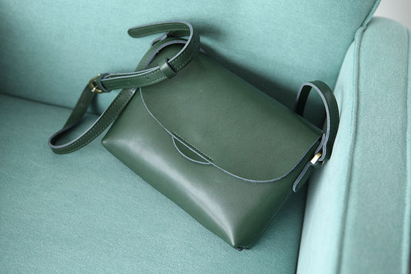 Handmade Flap Bag Women's Leather Crossbody Bags Purses For Women Boutique