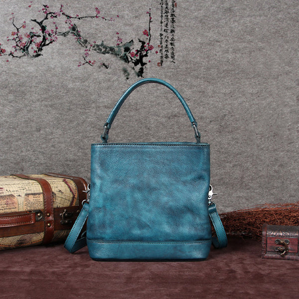 Handmade Genuine Leather Handbags Crossbody Shoulder Bags Purses Accessories Gift Women cool