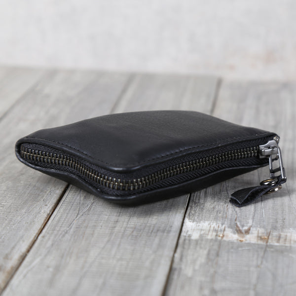 Handmade Genuine Leather Key Wallets Coin Purse Card Wallet Women Men