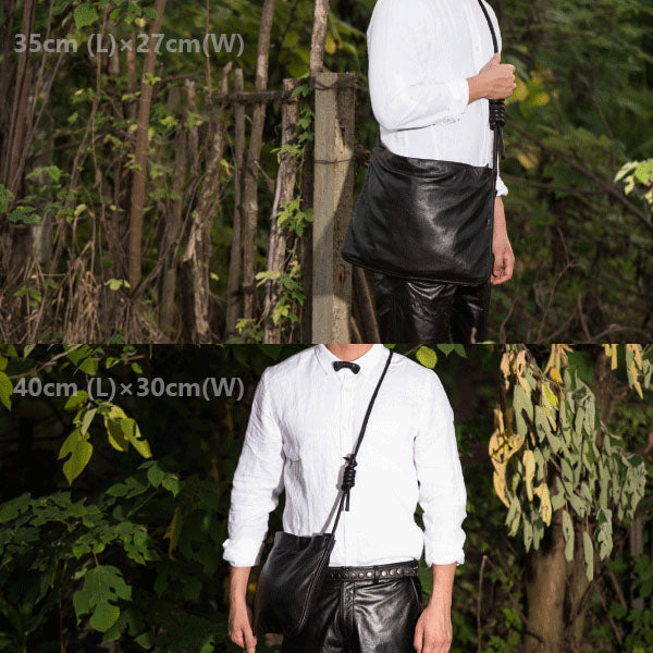 Handmade Genuine Leather Satchel Shoulder Bag Crossbody Bags Accessories Women Men size