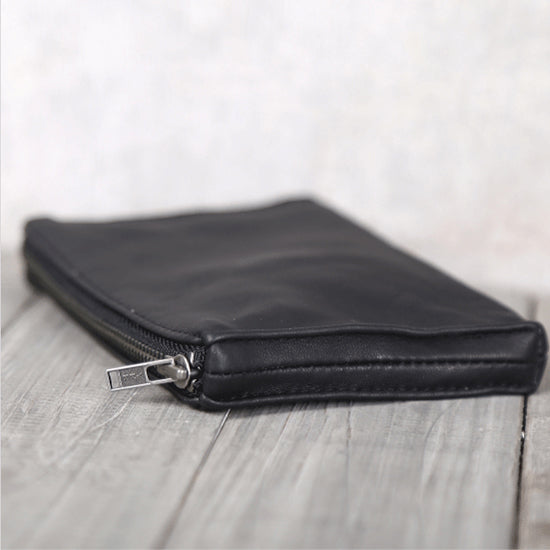 Handmade Genuine Leather Short Wallets Coin Purse Card Wallet Women Men