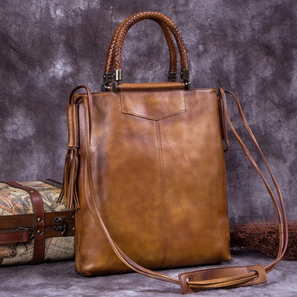 Handmade Genuine Leather Totes Handbags Crossbody Shoulder Bags Purses Accessories Gift Women beautiful