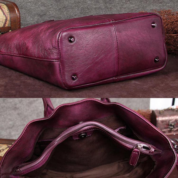 Handmade Genuine Leather Totes Handbags Crossbody Shoulder Bags Purses Accessories Gift Women
