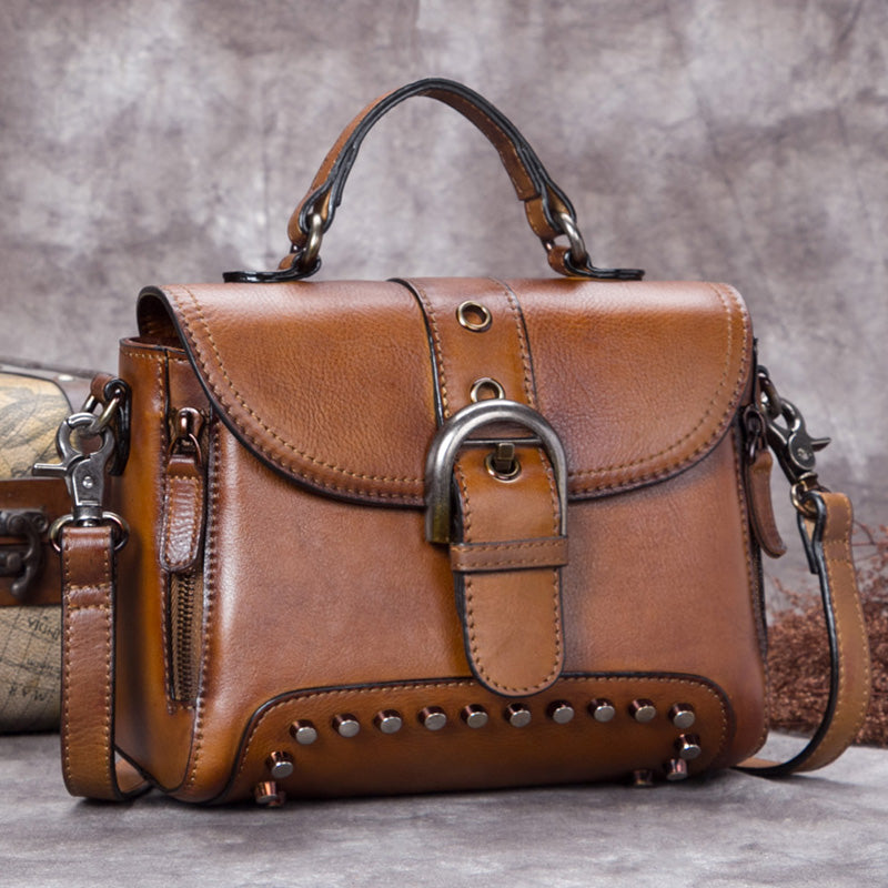 Leather handbag