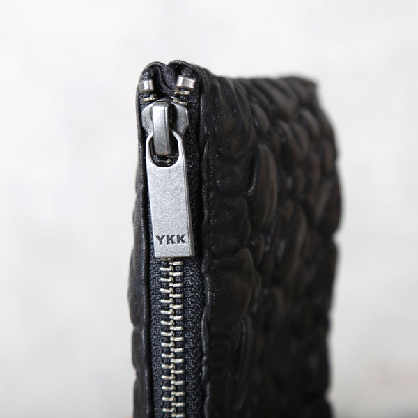 Handmade Genuine Soft Leather Wallets Clutches Accessories Women Men black