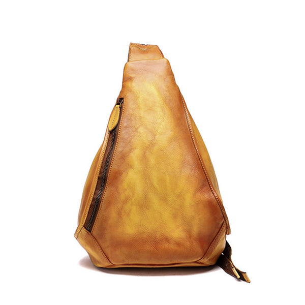 Handmade Ladies Genuine Leather Backpack Purse Small Rucksack Bag For Women Cute