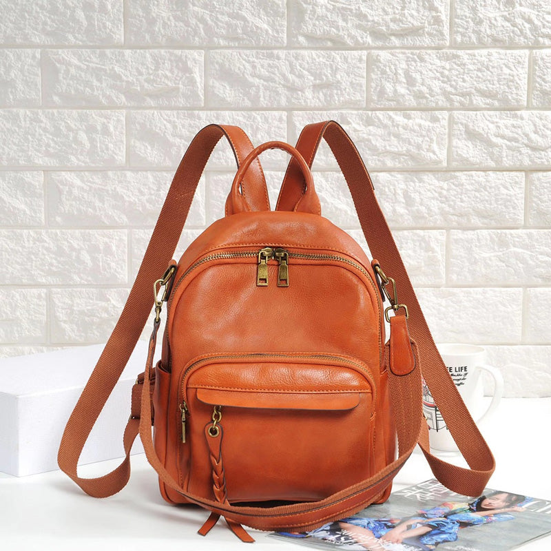 Women Mini Backpack Purse Fashion Retro PU Leather Rucksack Lightweight  Casual Travel Shoulder Bag : Amazon.in: Fashion