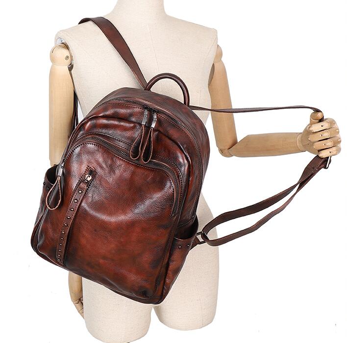 alibaba leather backpack XUANNIAO 3D PU Skull - Back Packs Steam Punk Rivet Personality Travel Bagpack College/High School Bags Bookbag School Computer Bag Laptop Backpack Marrant Luxury Men's Travel Backpack