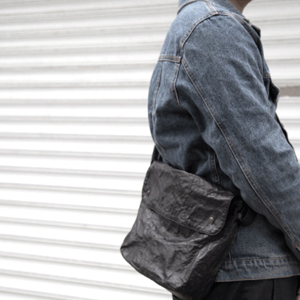 Handmade Soft Genuine Leather Messenger Bag Crossbody Bags Purses Women Minimalism