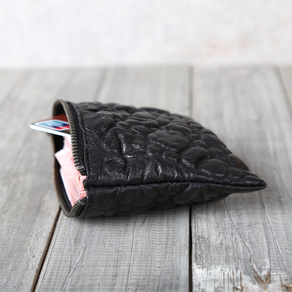 Handmade Soft Genuine Leather Wallets Clutches Accessories Women Men Minimalism