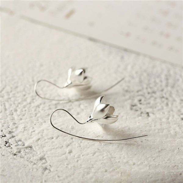 Handmade Sterling Silver Hook Dangle Earrings Jewelry Accessories Gifts For Women