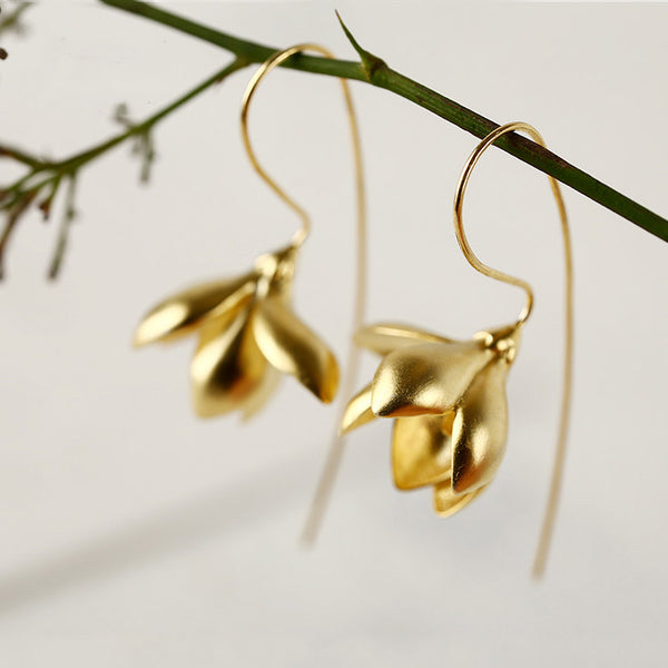 Handmade Sterling Silver Hook Dangle Earrings Jewelry Accessories Gifts Women elegant