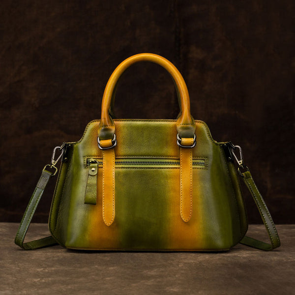 Handmade Women's Genuine Leather Handbags Designer Cross Shoulder Bag Sale For Women Beautiful