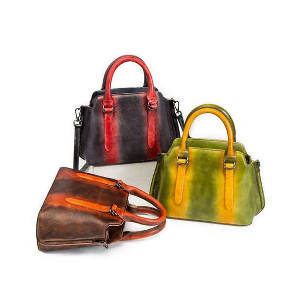 Handmade Women's Genuine Leather Handbags Designer Cross Shoulder Bag Sale For Women Cool